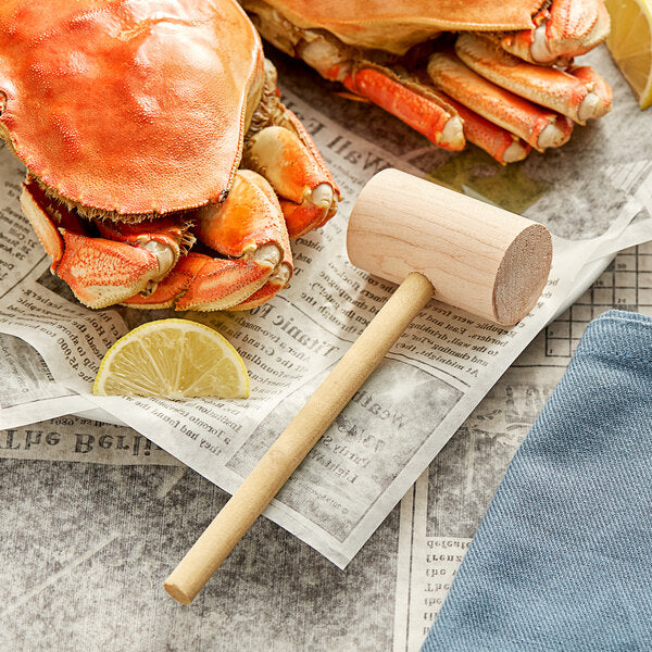 7" Wooden Crab Mallet